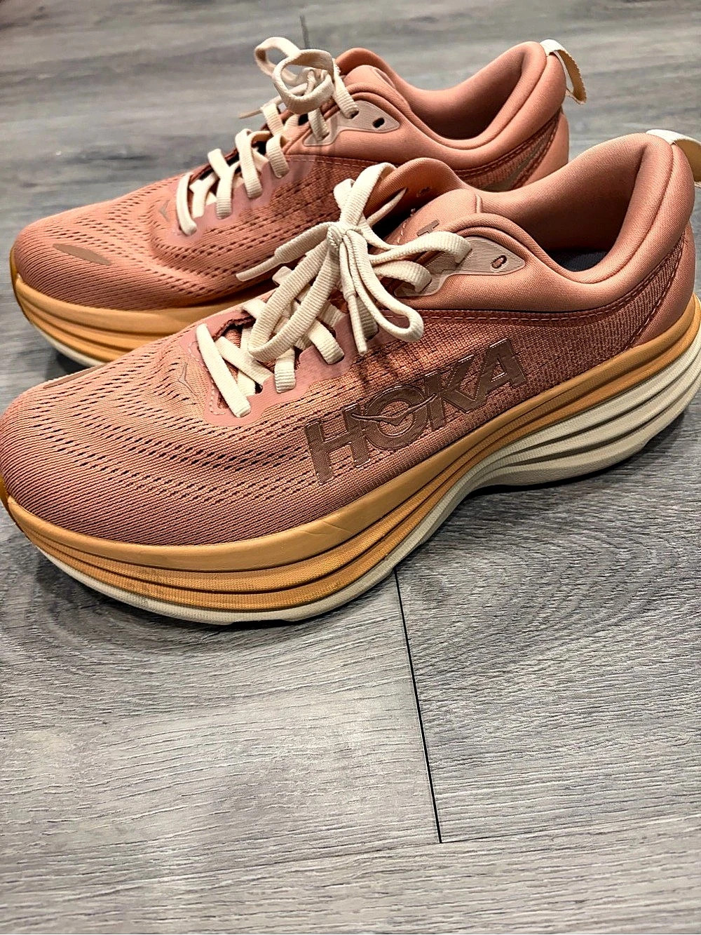 HOKA Women's Athletic Shoes Pink & orange